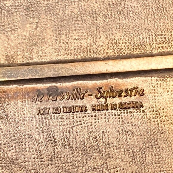 Large & luscious vintage green apple brooch signed de Pasillé-Sylvestre - Picture 5 of 5